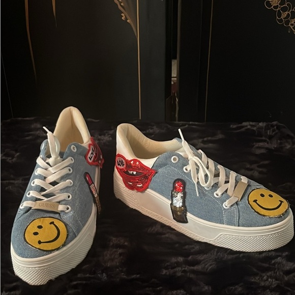 Guess Shoes - Guess Denim Fun size 9 tennis shoe sneaker